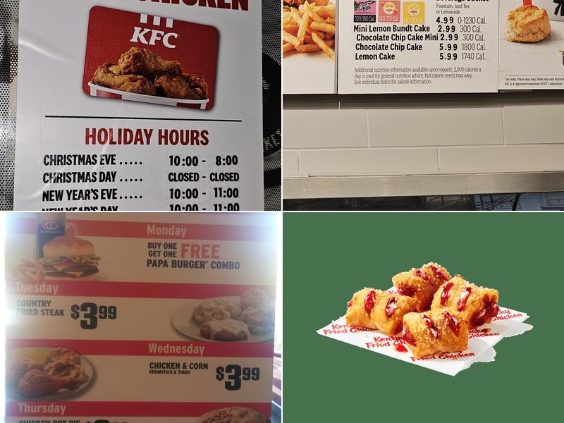 KFC Menu