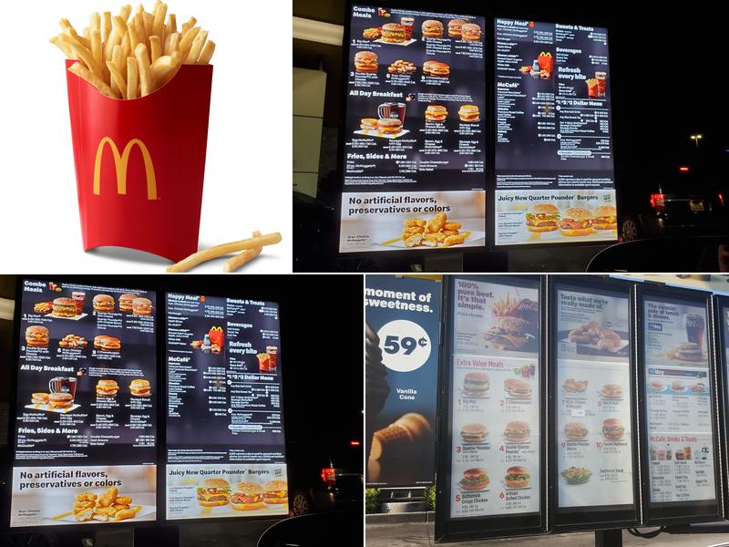 McDonald's Menu