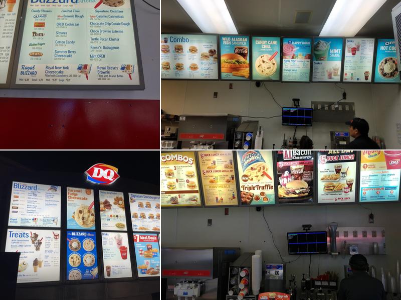Dairy Queen Menu