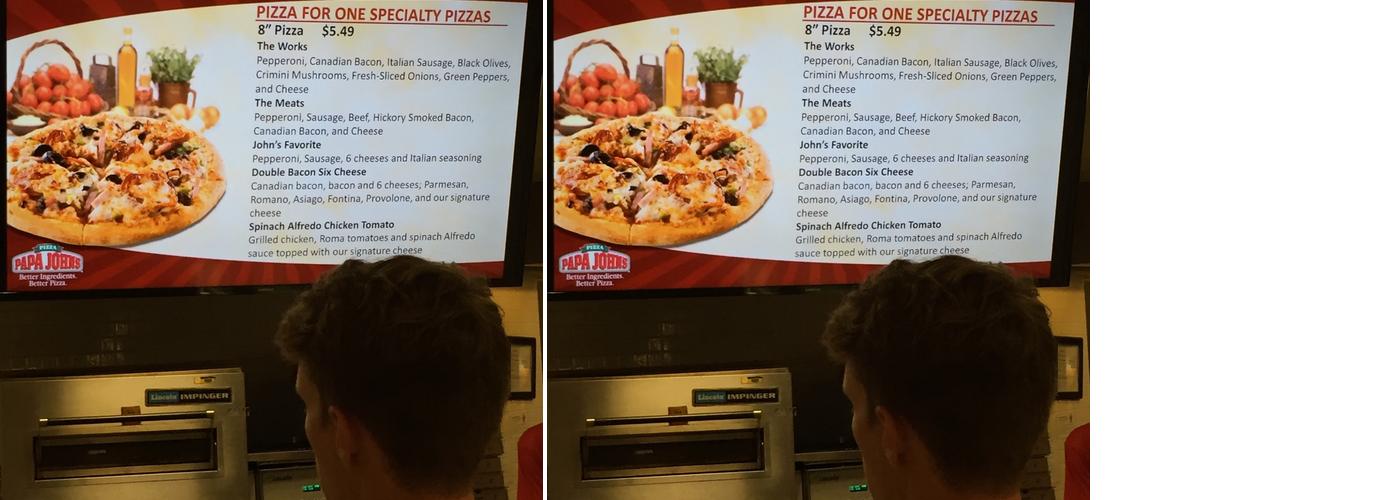 Papa Johns Menu