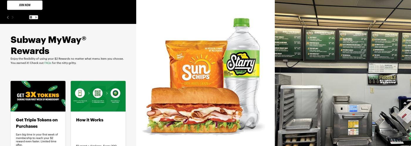 Subway Menu