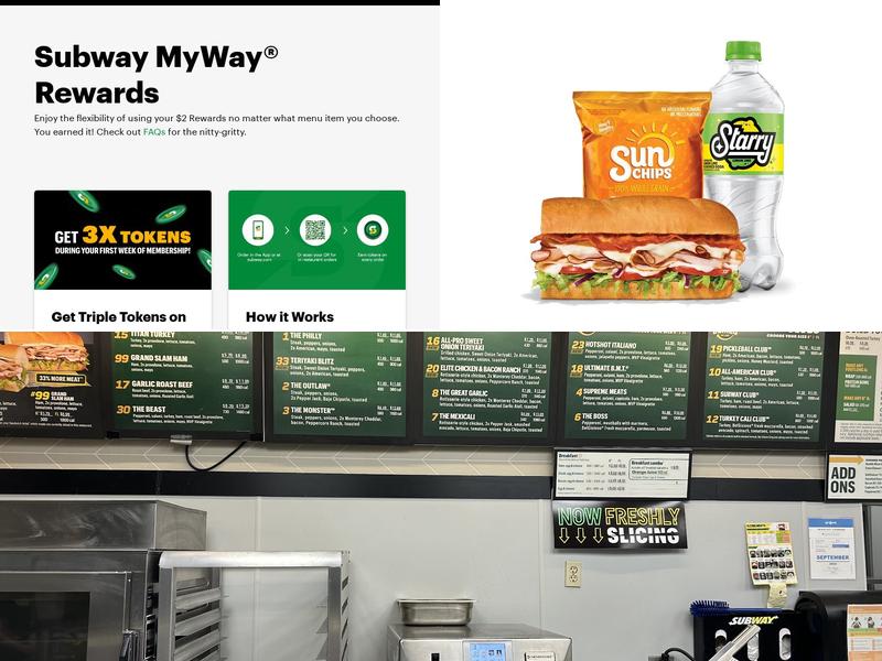 Subway Menu