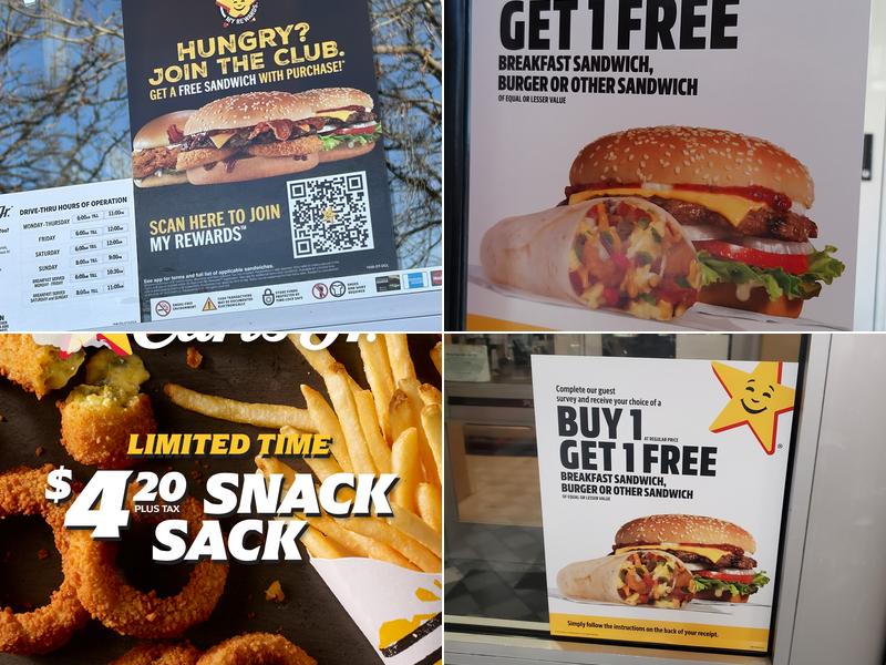 Carl’s Jr. Menu