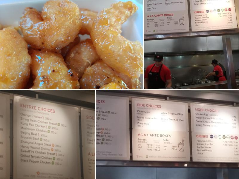 Panda Express Menu