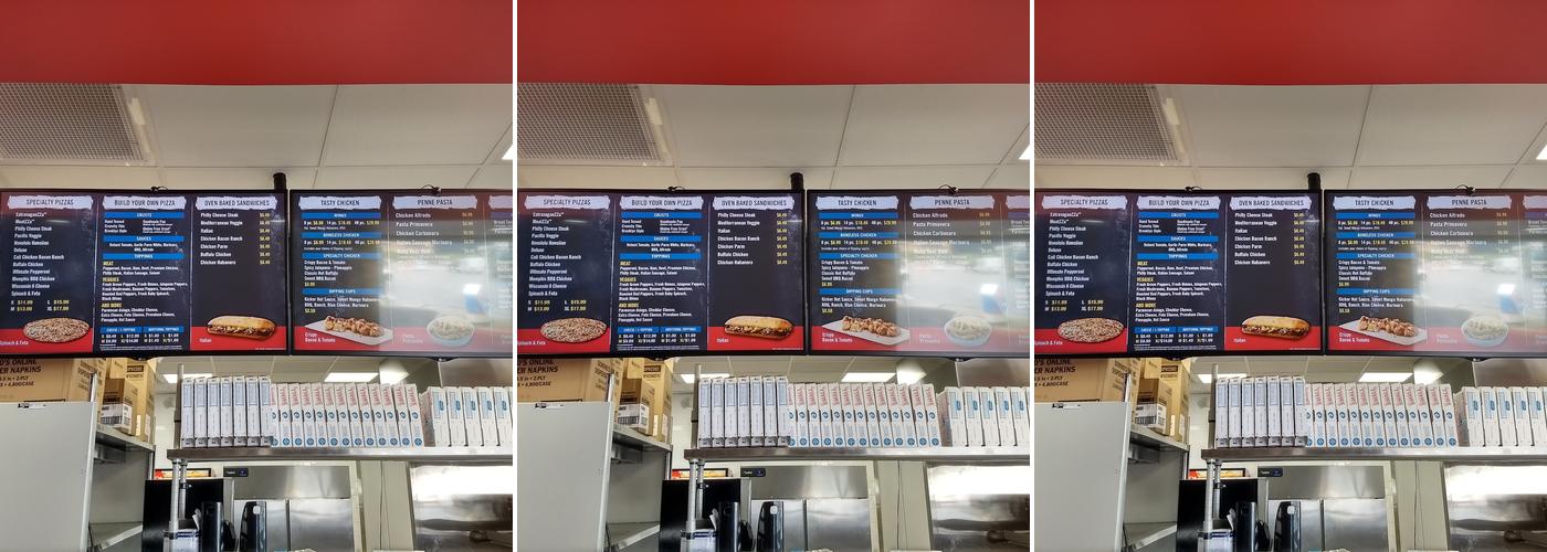 Domino's Pizza Menu
