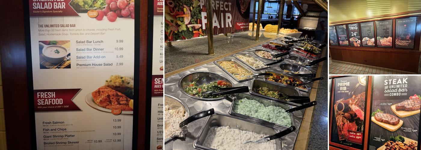 Sizzler Menu
