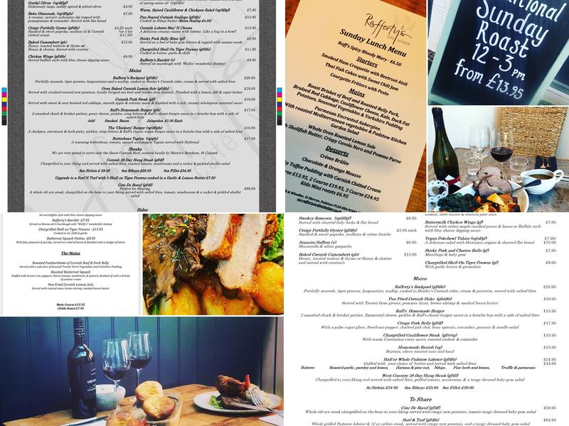 Rafferty's Cafe & Winebars Menu