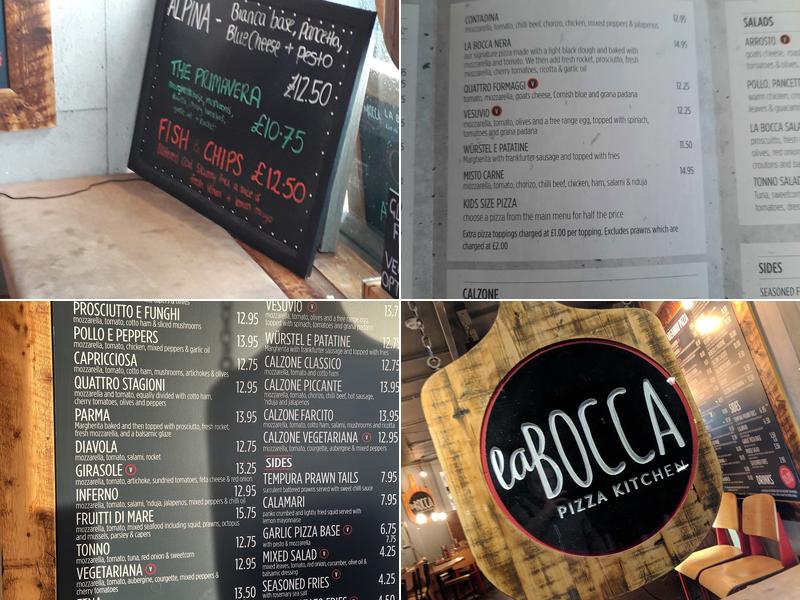 La Bocca Pizza Kitchen Menu