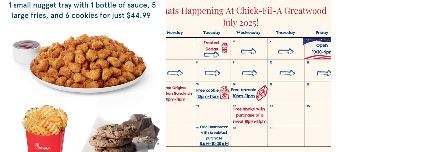 Chick-fil-A Menu