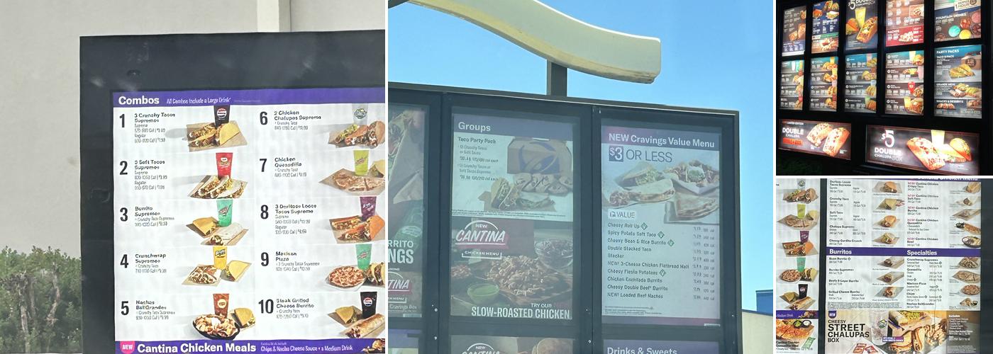 Taco Bell Menu
