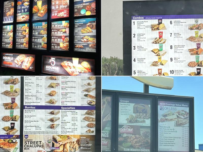 Taco Bell Menu