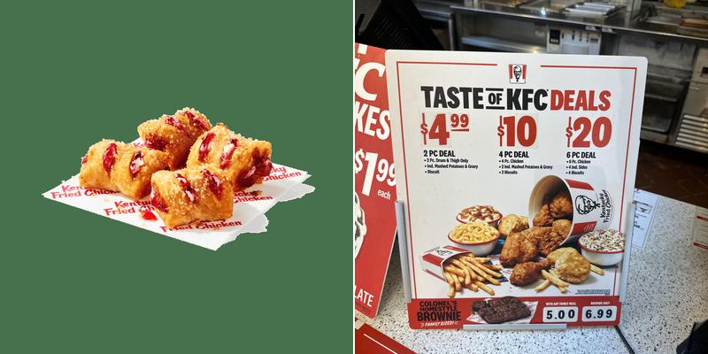 KFC Menu