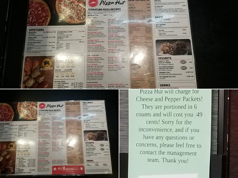 Pizza Hut Menu