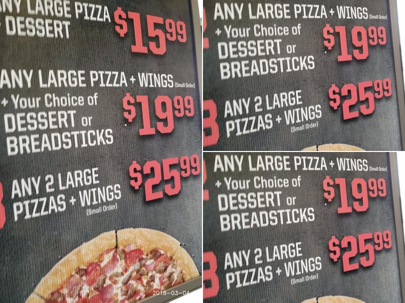 Pizza Hut Menu