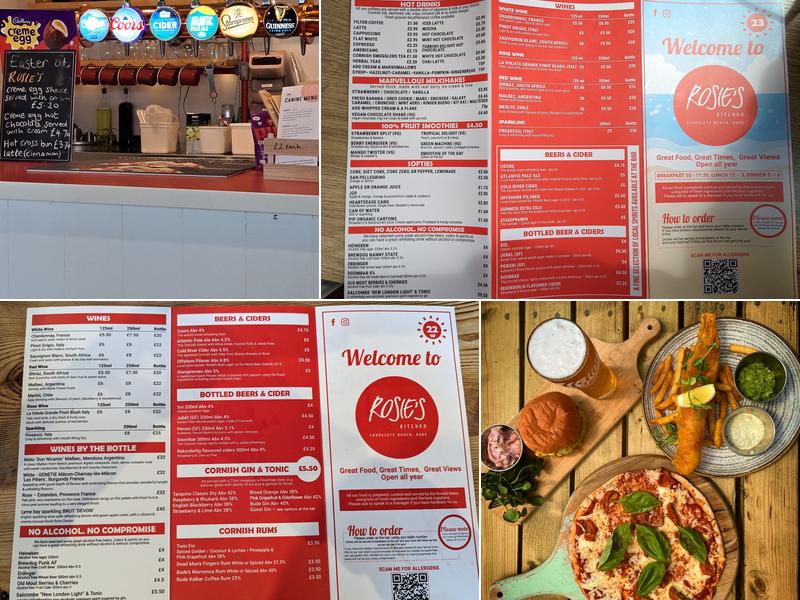 Rosies Kitchen And Starboard Wood Fired Bistro Menu