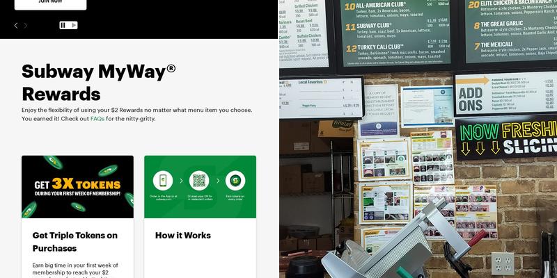 Subway Menu