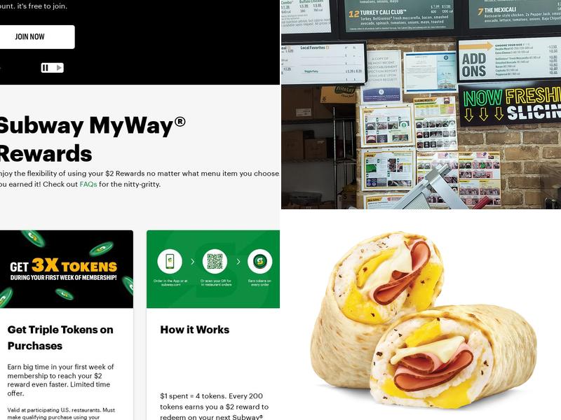 Subway Menu