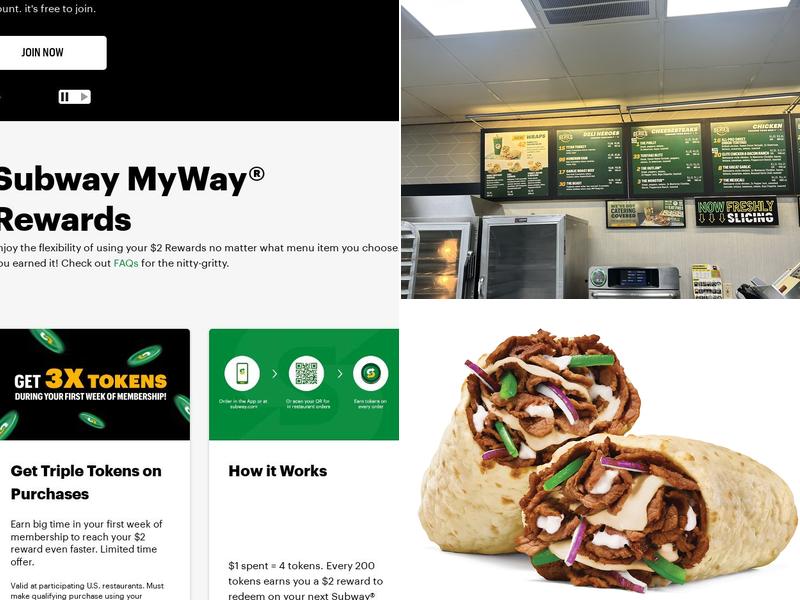 Subway Menu