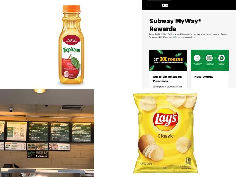 Subway Menu
