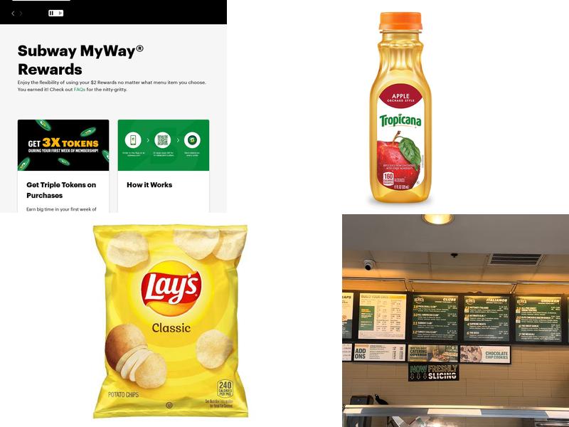 Subway Menu