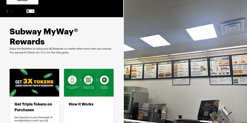 Subway Menu
