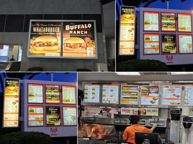 Whataburger Menu