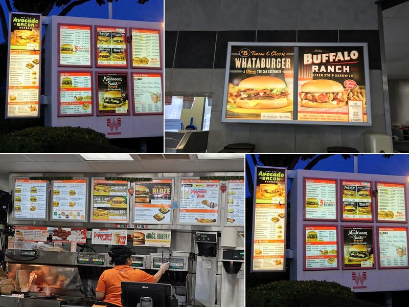 Whataburger Menu
