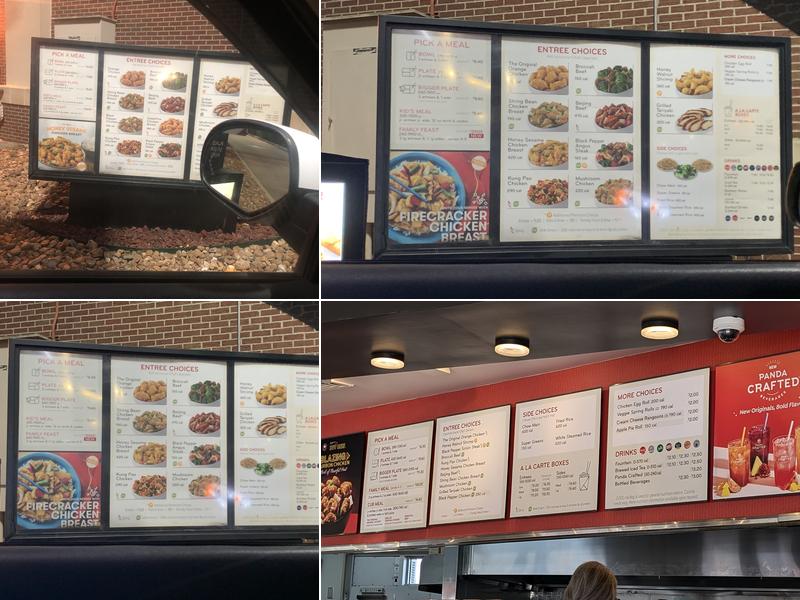 Panda Express Menu