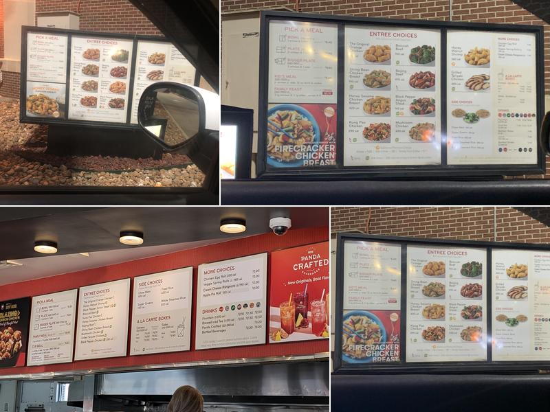 Panda Express Menu