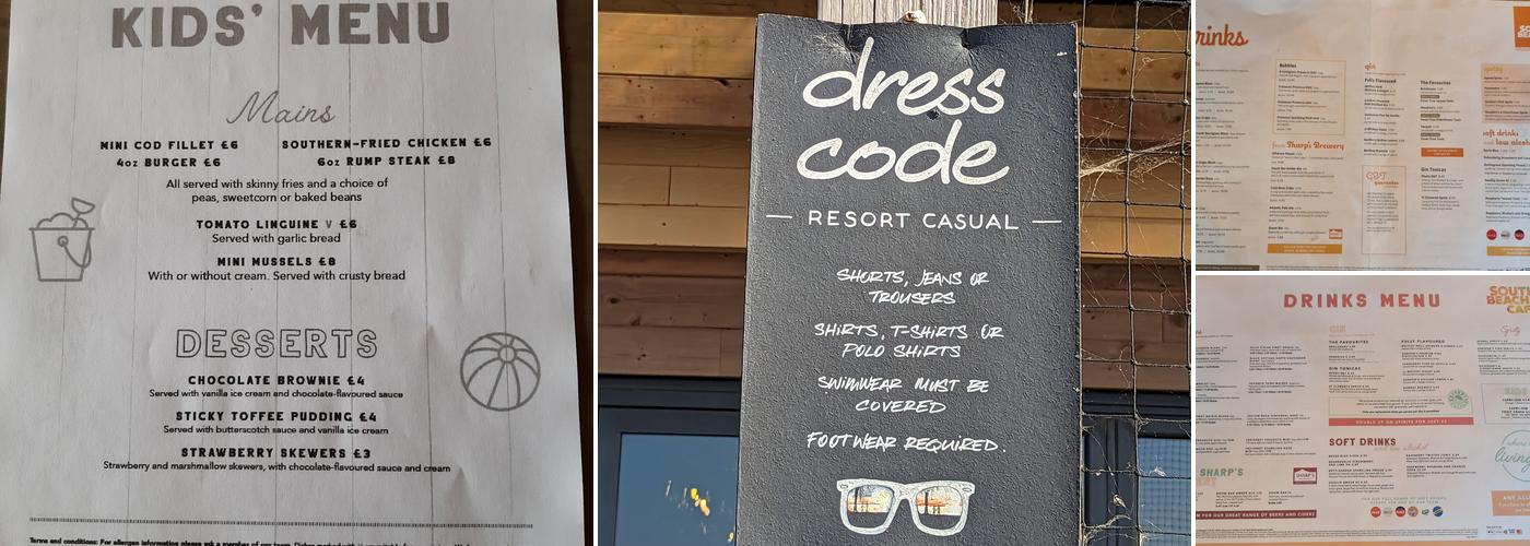 South Beach Cafe Menu