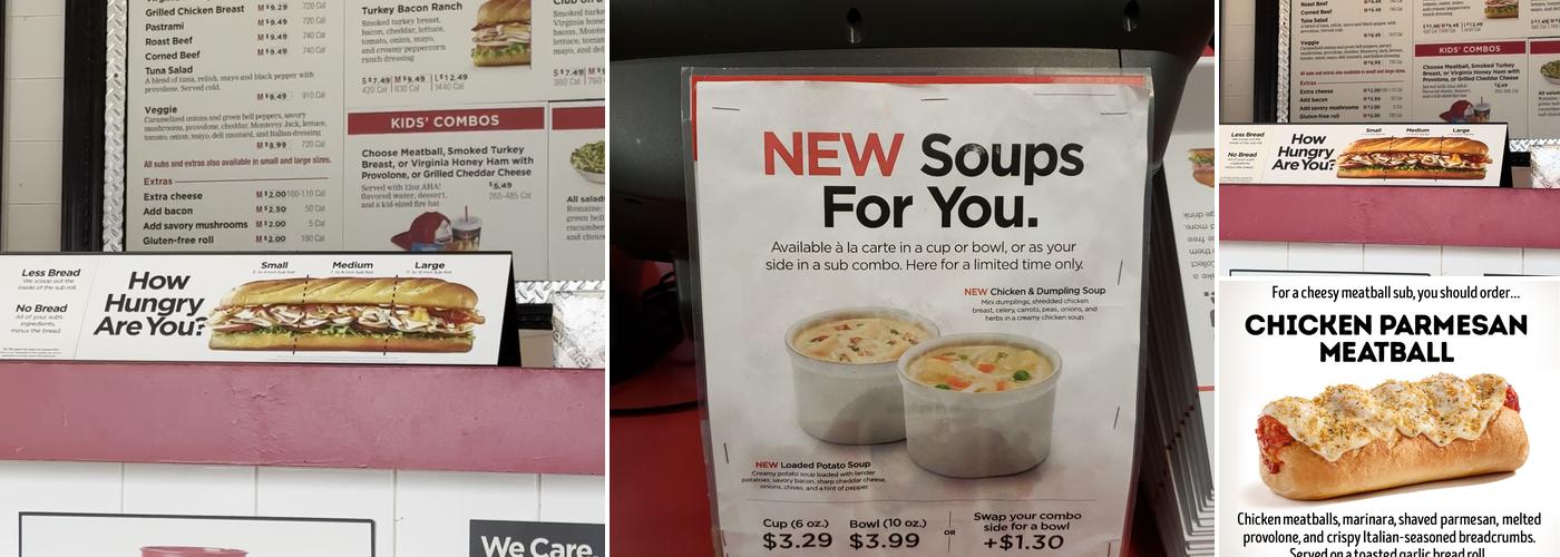 Firehouse Subs First Colony Menu