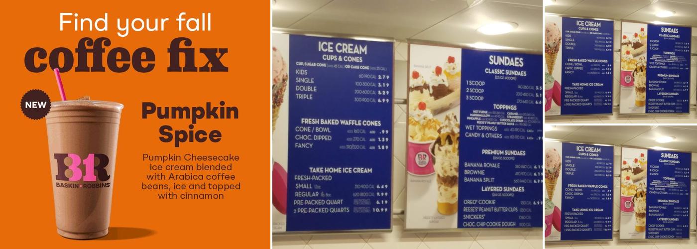 Baskin-Robbins Menu