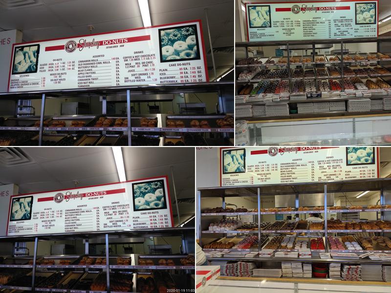 Shipley Do-Nuts Menu