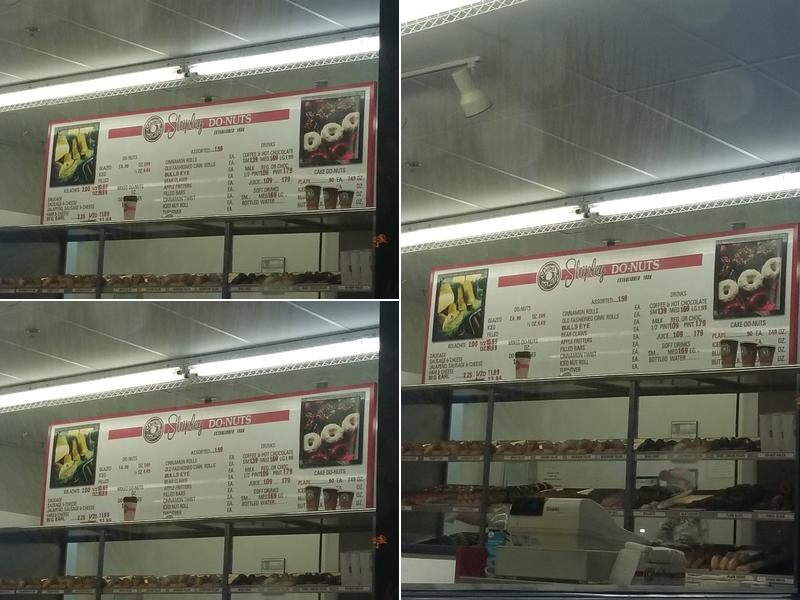 Shipley Do-Nuts Menu