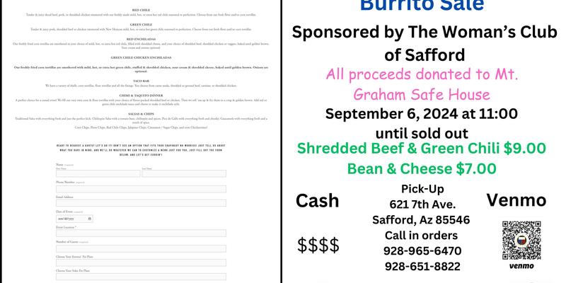 Mi Casa Tortilla Menu