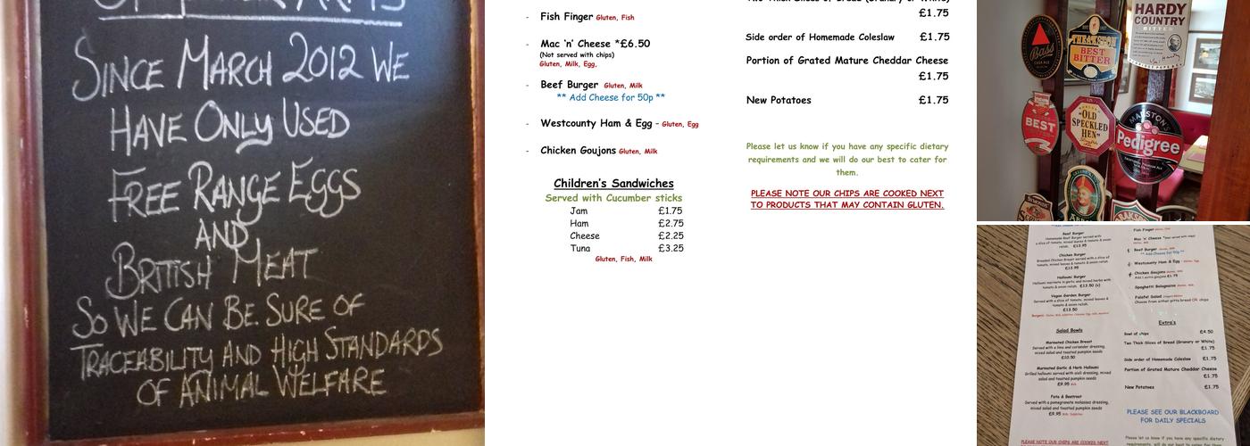 Chichester Arms Menu