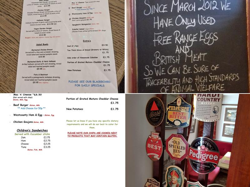 Chichester Arms Menu