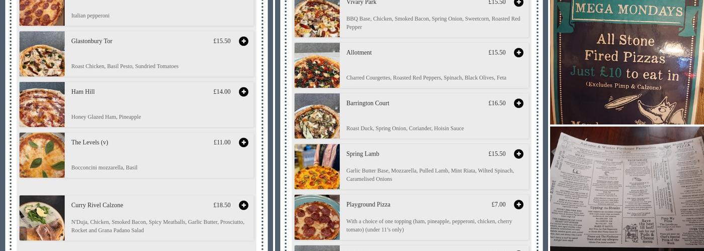 The Firehouse Somerset Menu