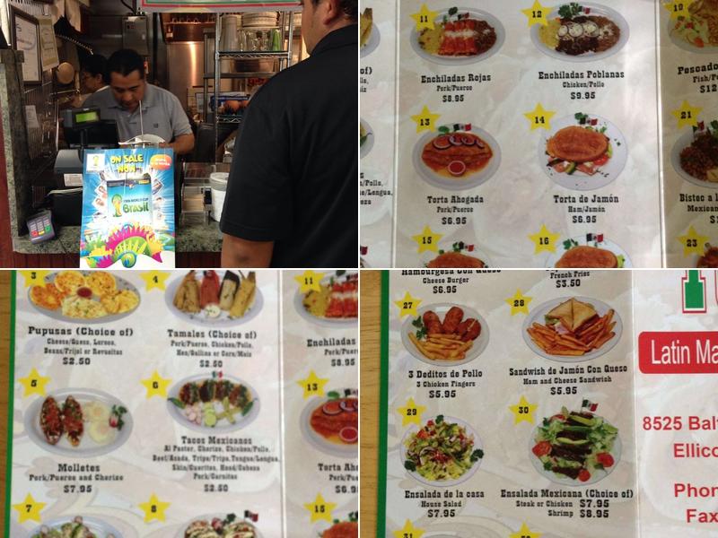 Tere's Latin Market Inc Menu