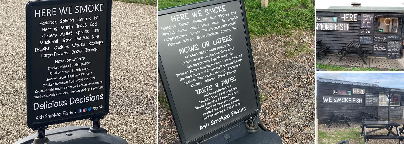 Ash Smoked Fishes Menu