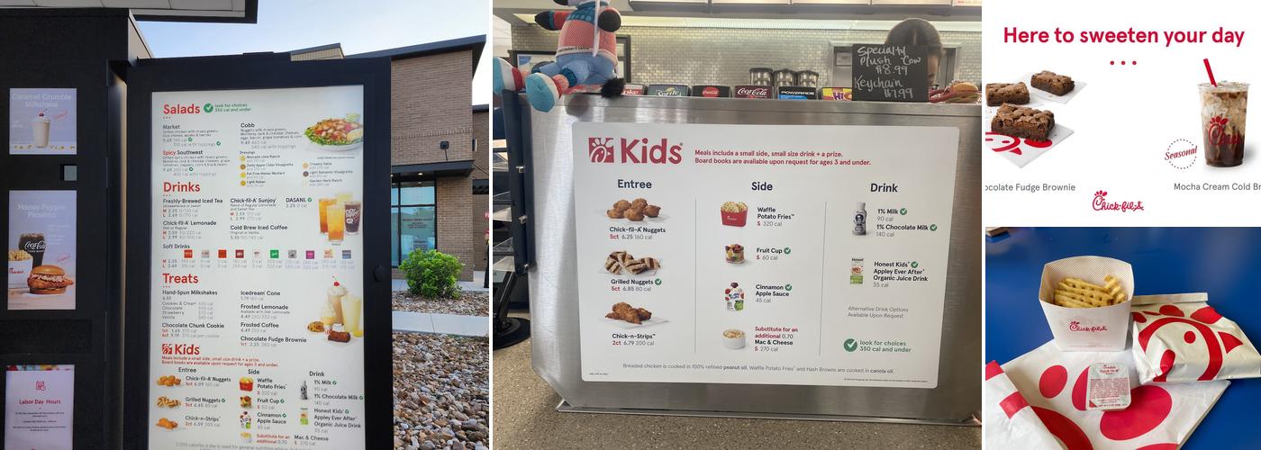 Chick-fil-A Menu