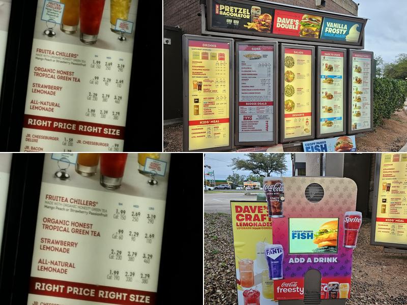 Wendy's Menu