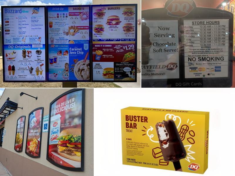 Dairy Queen Menu