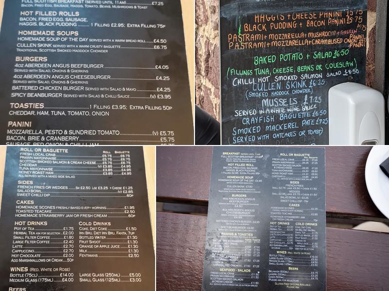 Ebbcarrs Cafe Menu