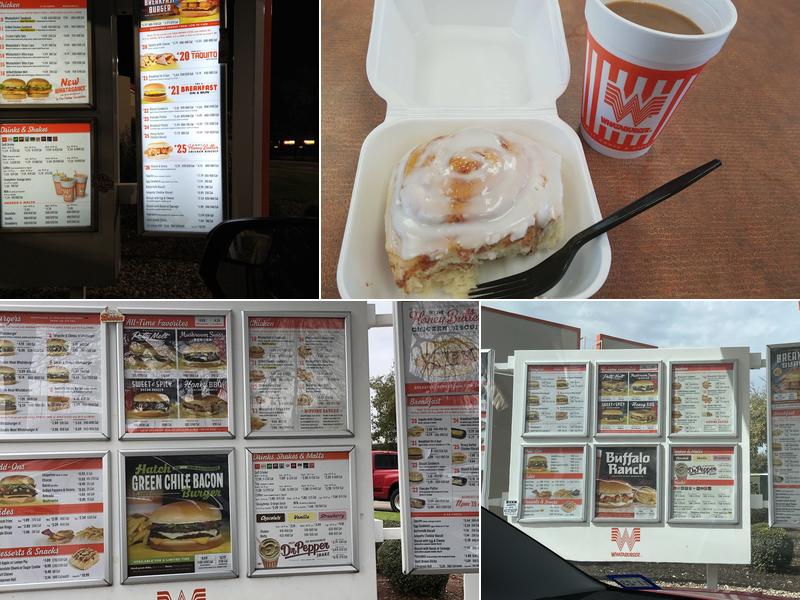 Whataburger Menu