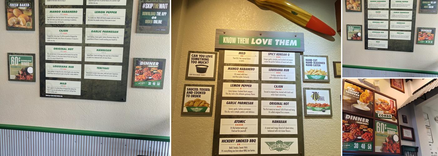 Wingstop Menu
