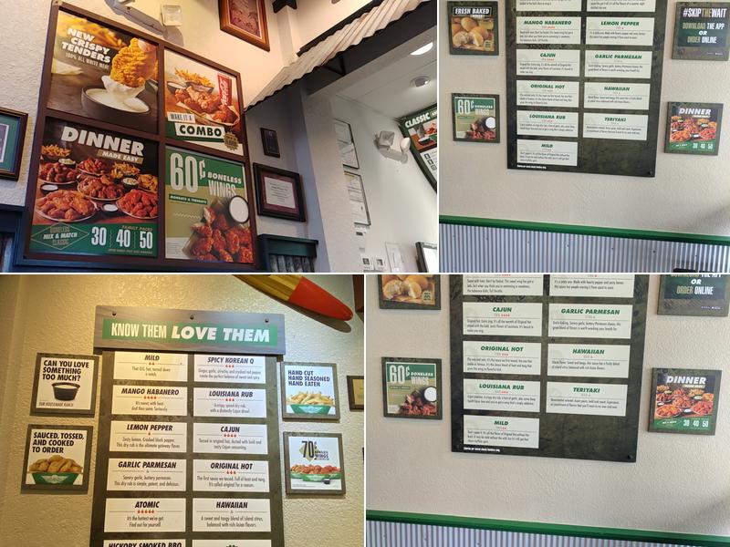 Wingstop Menu