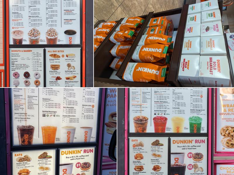 Dunkin' Menu