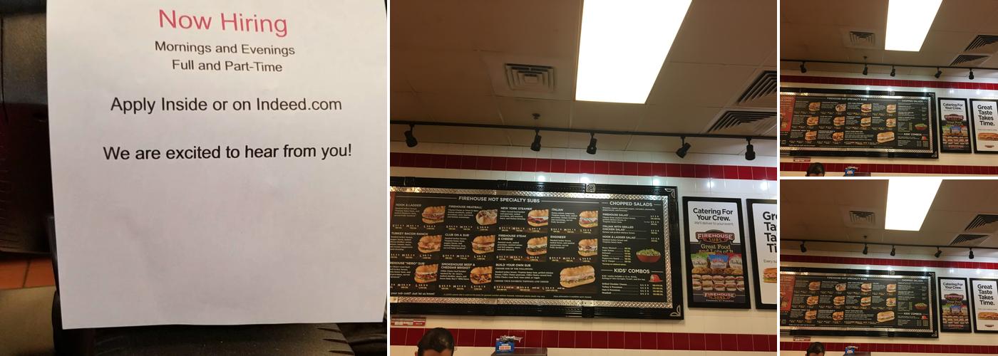 Firehouse Subs 1890 Ranch Menu
