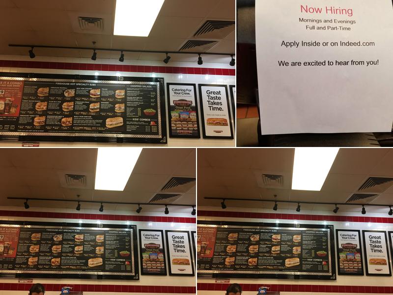 Firehouse Subs 1890 Ranch Menu